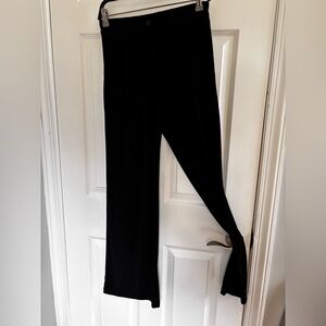 Philosophy Black Wide-Leg Pants